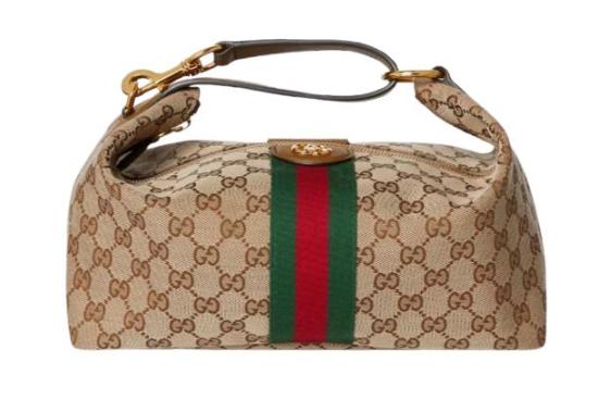 26SS 구찌 베니티 미디움 탑 핸들 백 857799 FAFUF 9870 BEIGE BROWN GG CANVAS DOM