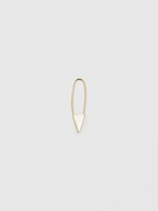  로렌 스튜어트 싱글 이어링 미니 트라이앵글  14K