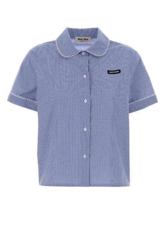 26SS 미우미우 깅엄 셔츠 MK2016SOOO187G F0AZ1 Checked