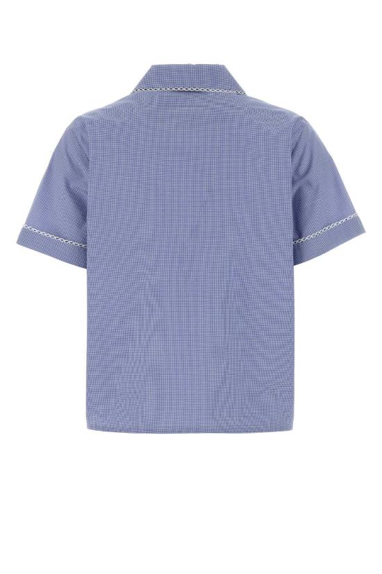 26SS 미우미우 깅엄 셔츠 MK2016SOOO187G F0AZ1 Checked - MIU MIU