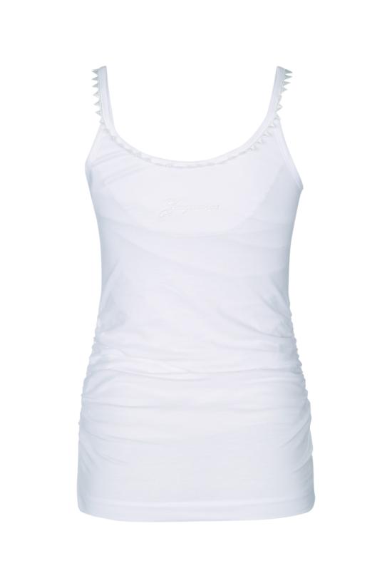 26SS 자크뮈스 민소매 티셔츠 TSW00567AJ00189 100 White - JACQUEMUS