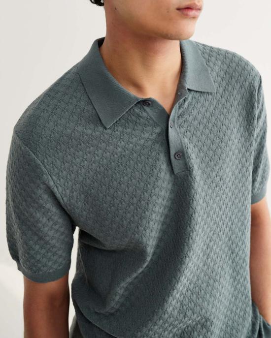  왁스 런던 폴로 티셔츠 레트로 다이아몬드 네이플스 SS 폴로 - WAX LONDON