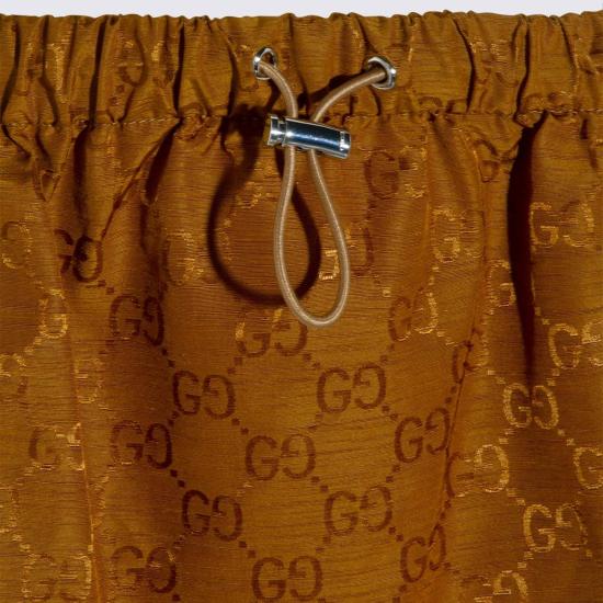  구찌 숏 스커트 다크 베이지 미니 스커트 - GUCCI