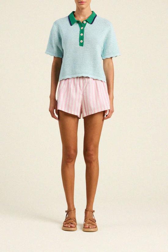  트로바타 폴로 티셔츠 아말리아 폴로 탑 - TROVATA