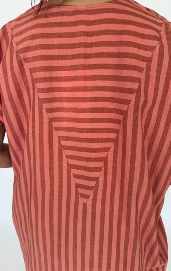  투 롱 원피스 브이 빕 컬럼 드레스 - TWO