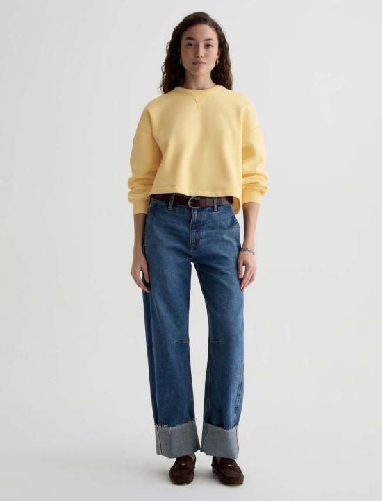  아드리아노 골드슈미드 스웨터 Adriano Goldschmied Roselle 스웨트셔츠 - ADRIANO GOLDSCHMIED