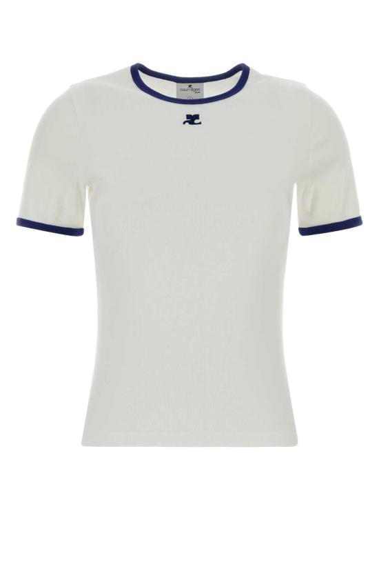 26SS 쿠레쥬 반팔 티셔츠 125JTS017JS0203 B257 White