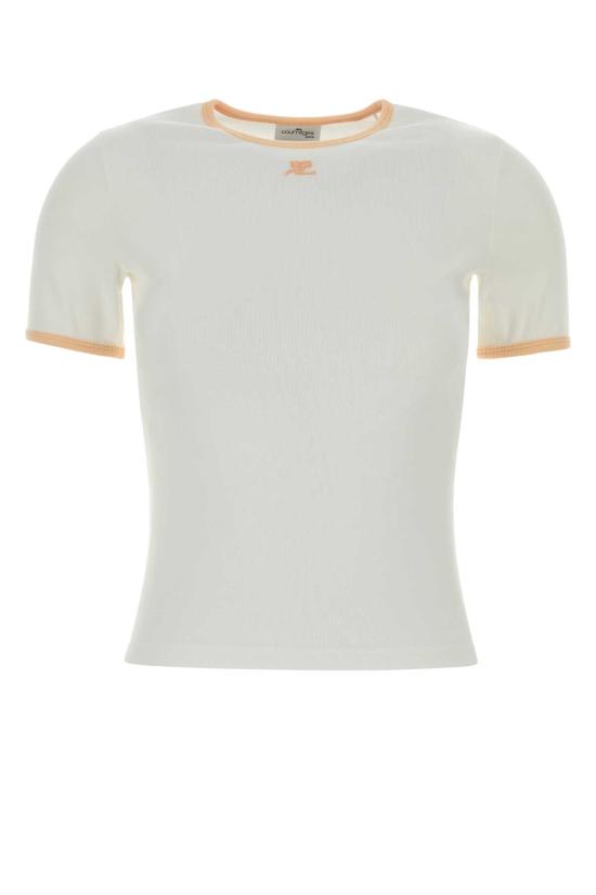 26SS 쿠레쥬 반팔 티셔츠 125JTS017JS0203 B256 White