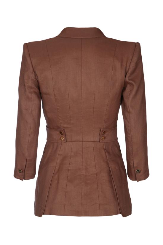 26SS 엘리자베타프랜치 수트 자켓 GI23662E2 600 CUOIO - ELISABETTA FRANCHI
