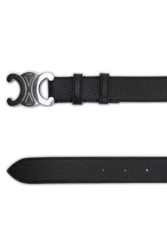 26SS 셀린느 가죽 벨트 45BIE3AUY 19ES ESPRESSO - CELINE