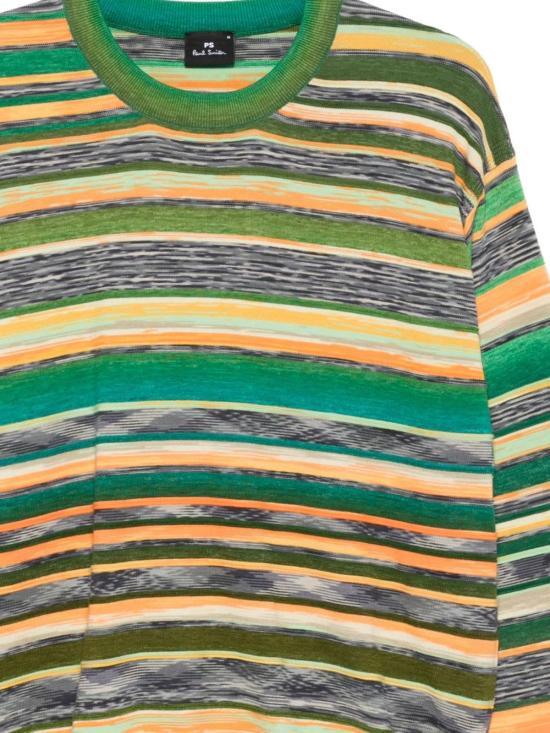  폴 스미스 스웨터 유기농 면  그린 - PAUL SMITH
