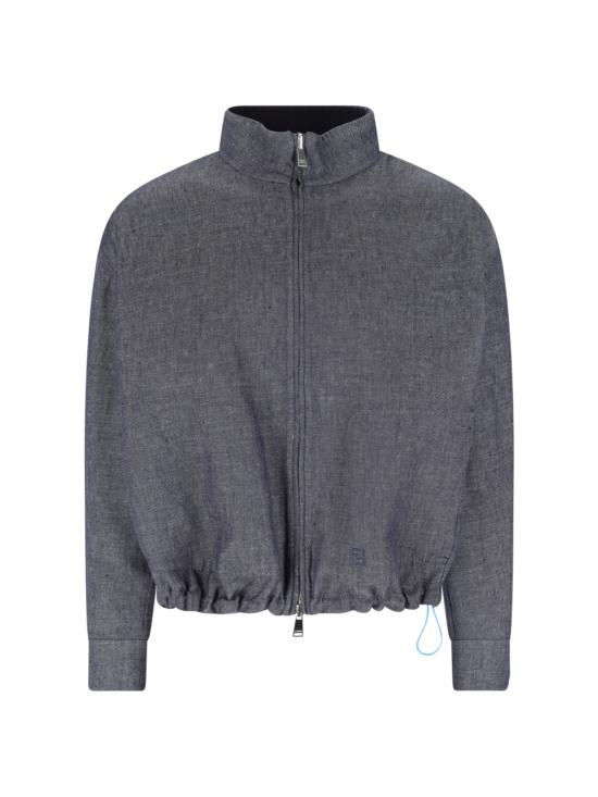 26SS 펜디 데님 패브릭 블루종 FW1433 AYUD F0QG0 Blue