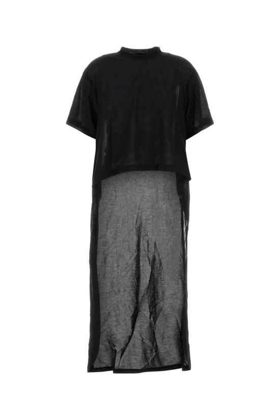 26SS 발렌시아가 반팔 티셔츠 871740TUVC9 1000 Black