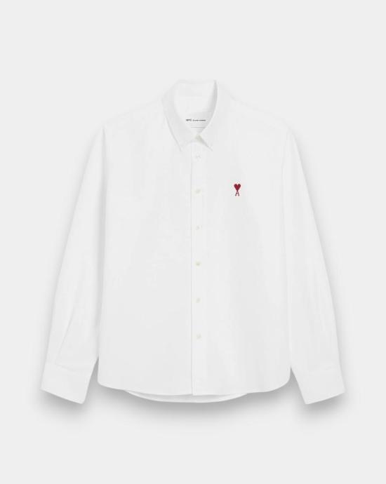 26SS 아미 ADC버튼 다운 셔츠 BFUSH063CO0031 168 Blanc naturel