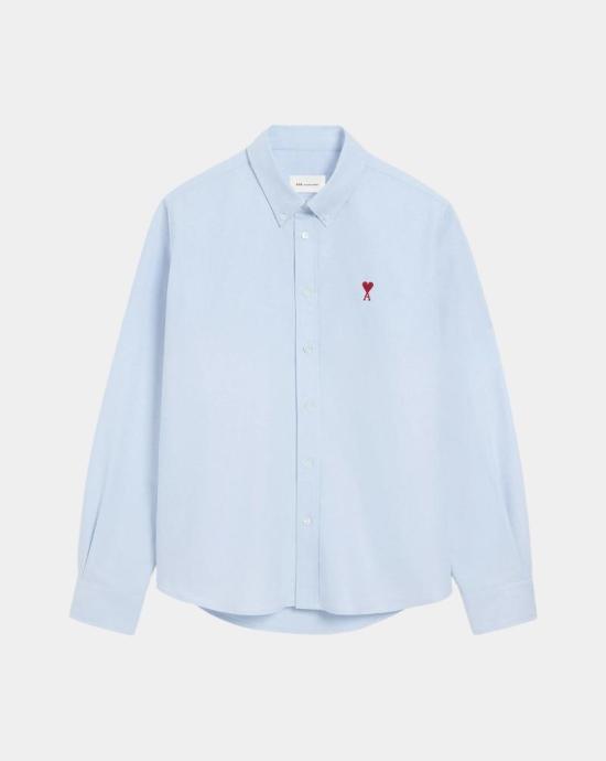 26SS 아미 ADC버튼 다운 셔츠 BFUSH063CO0031 450 Bleu ciel