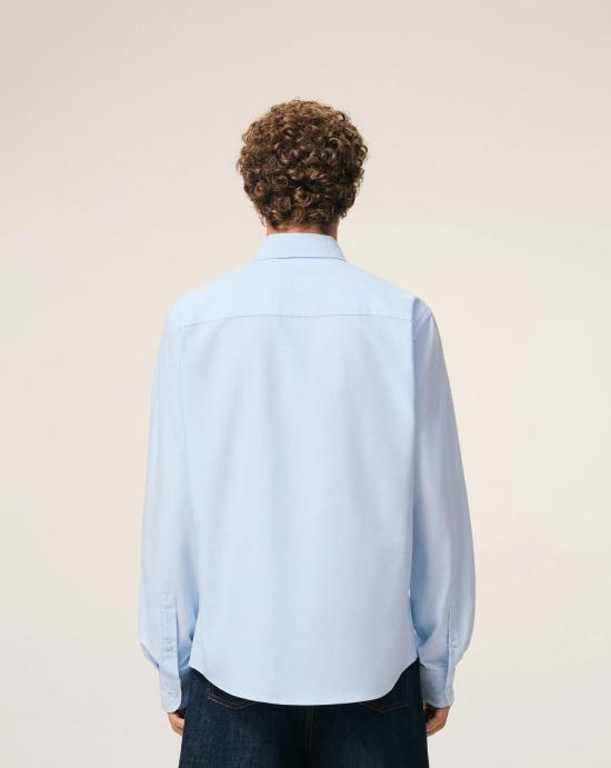 26SS 아미 ADC버튼 다운 셔츠 BFUSH063CO0031 450 Bleu ciel - AMI