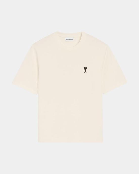 26SS 아미 반팔 티셔츠 UTS387726 136 Blanc creme