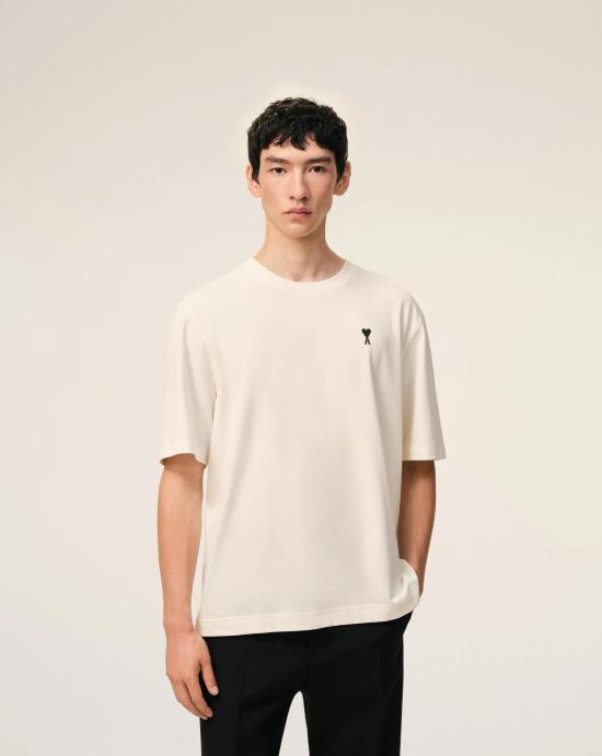 26SS 아미 반팔 티셔츠 UTS387726 136 Blanc creme - AMI