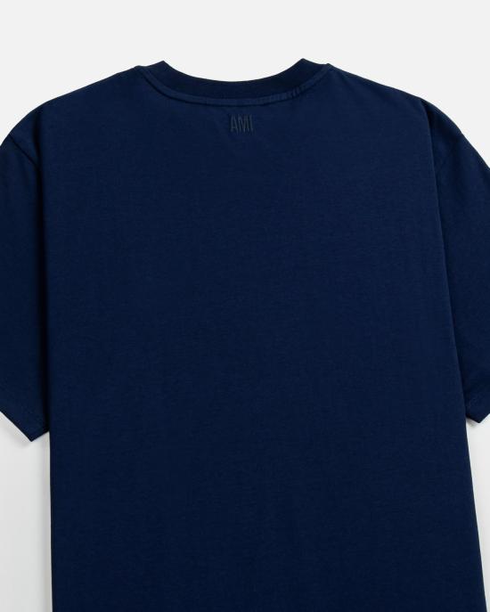 26SS 아미 반팔 티셔츠 BFUTS035724 430 Bleu nuit - AMI
