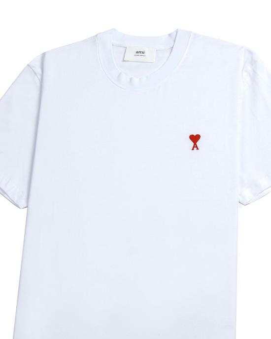 26SS 아미 반팔 티셔츠 BFUTS035724 100 White - AMI