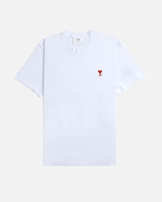 26SS 아미 반팔 티셔츠 BFUTS035724 100 White