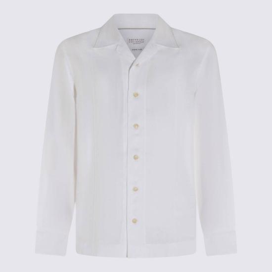  브루넬로 쿠치넬리 긴팔 티셔츠 Brunello Cucinelli 리넨 셔츠