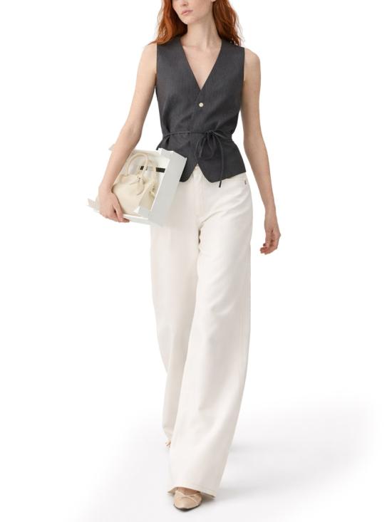 26SS 자크뮈스 데님 팬츠 PAW00609AD0 004011C WHITE - JACQUEMUS