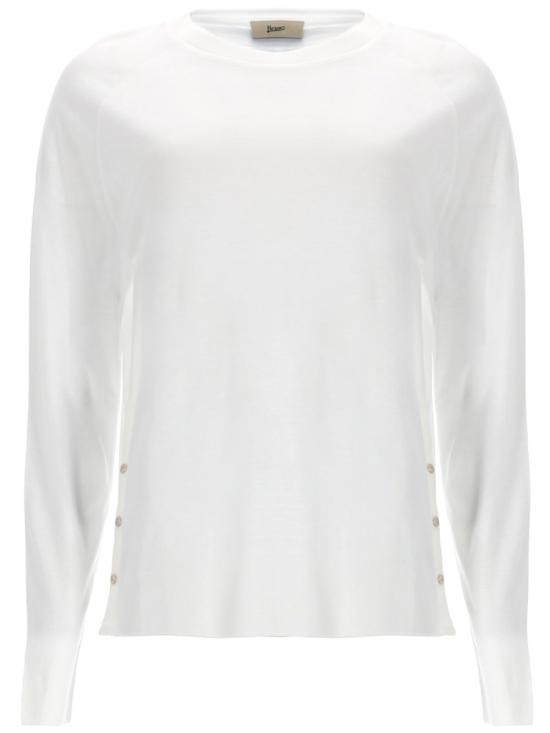 26SS 에르노 긴팔 티셔츠 JG000311D 520561000 WHITE