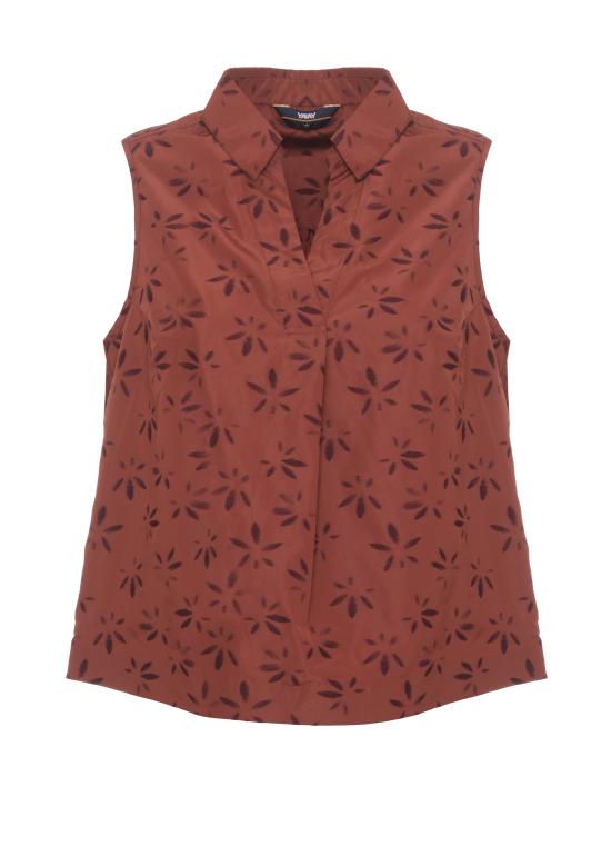 26SS 까웨 민소매 티셔츠 K7137PW C39 Brown