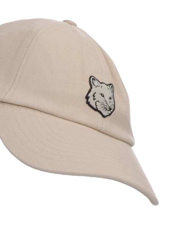 26SS 메종키츠네 볼드 폭스 헤드 6P 캡 MM06104WW0096 0450 Beige - MAISON KITSUNE