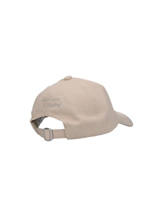 26SS 메종키츠네 볼드 폭스 헤드 6P 캡 MM06104WW0096 0450 Beige - MAISON KITSUNE