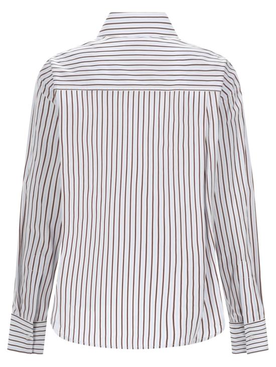 26SS 루루 드 세종 블라우스/셔츠 MAUD DARKRED LIGHTBLUE - LOULOU DE SAISON