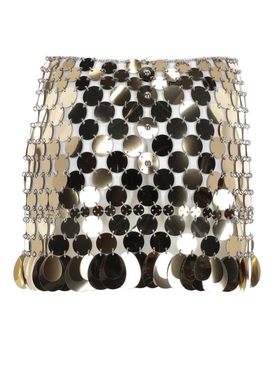 26SS 파코라반 숏 스커트 26PIJU157PS0129 P712 GOLD - PACO RABANNE