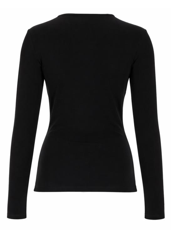 26SS 파코라반 긴팔 티셔츠 24AJTO708VI0386 P001 BLACK - PACO RABANNE