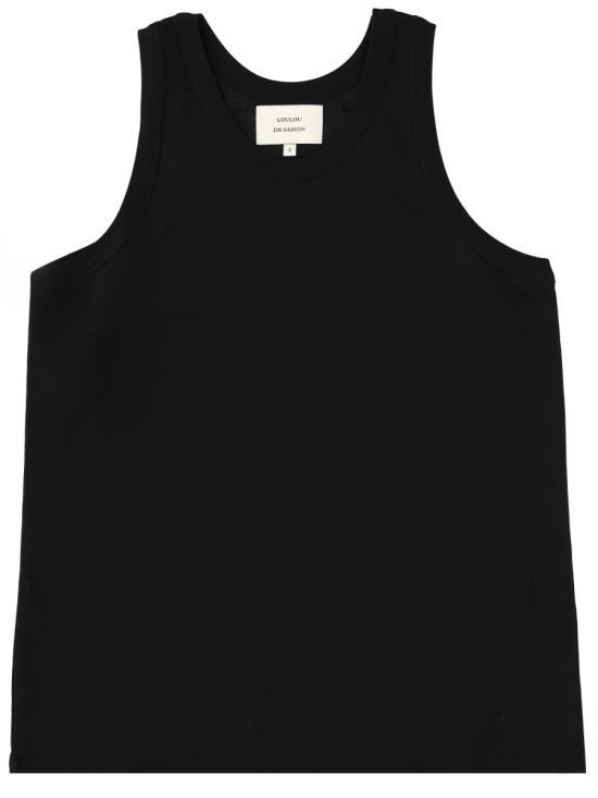 26SS 루루 드 세종 민소매 티셔츠 POSOLDS BLACK