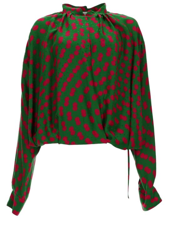 26SS 드리스 반 노튼 블라우스 010744 3114604 GREEN