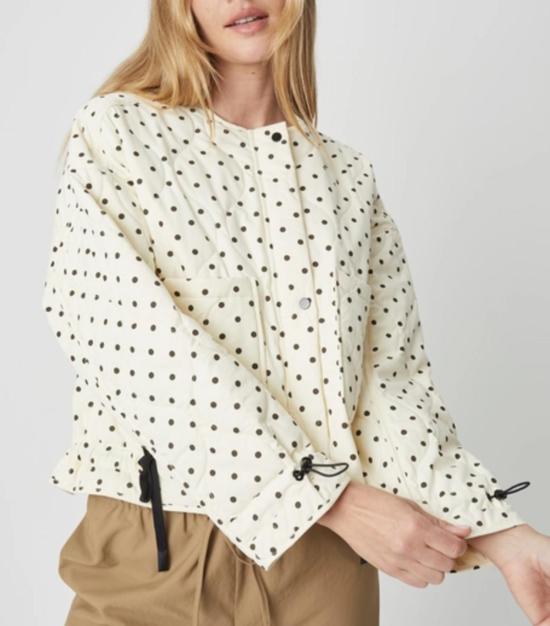  모드 레프 자켓 Mod Ref The Liv 폴카 도트 퀼팅 재킷 - MOD REF