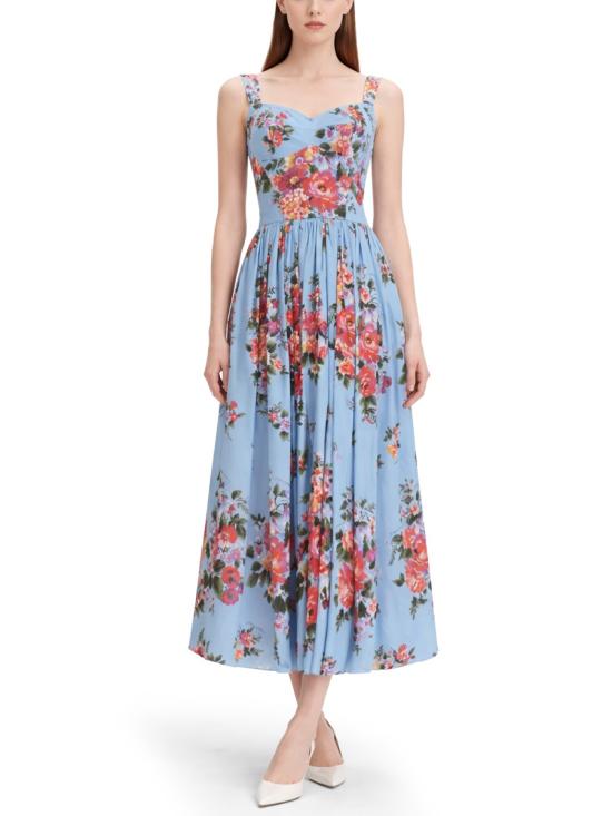 26SS 돌체앤가바나 롱 원피스 F6TTHT HS5UUHC5ZO BABY BLUE - DOLCE & GABBANA