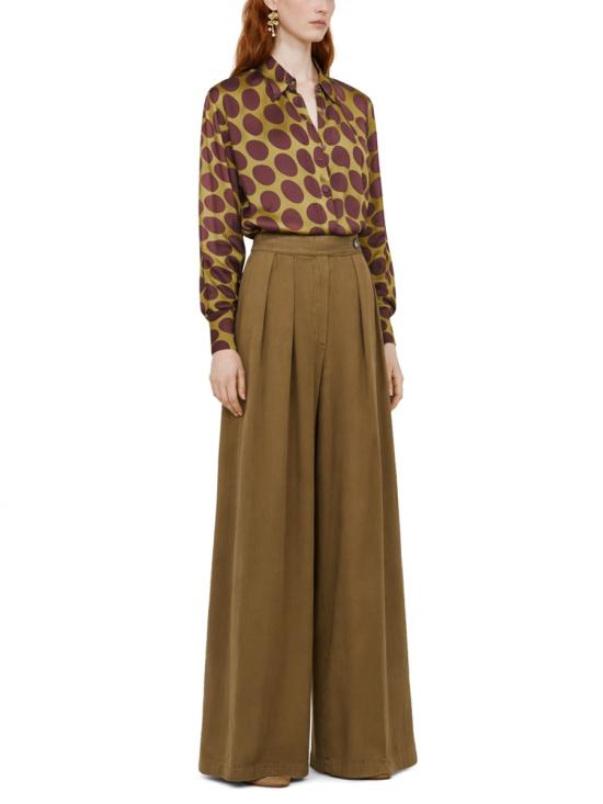 26SS 드리스 반 노튼 팔라초 팬츠 130966 3278105 BROWN - DRIES VAN NOTEN