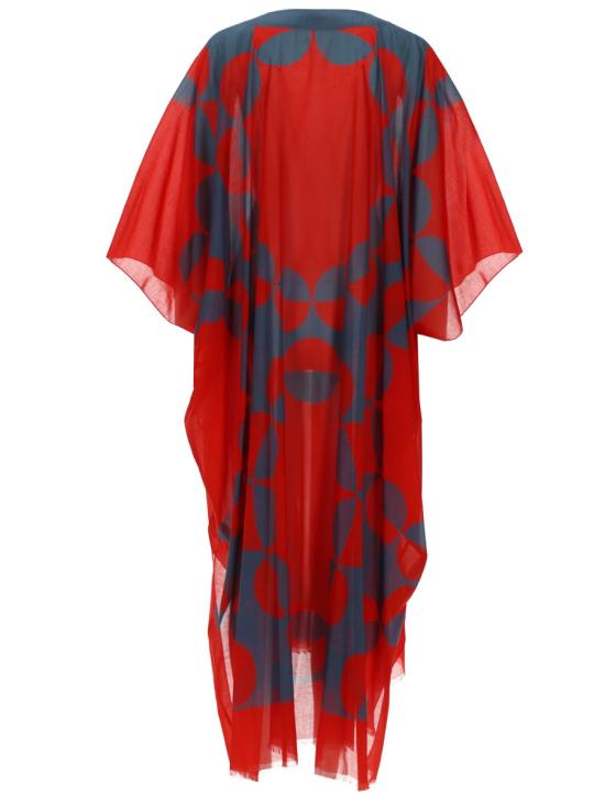 26SS 드리스 반 노튼 미디 원피스 010723 3058978 MULTICOLOUR - DRIES VAN NOTEN