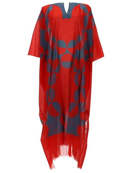 26SS 드리스 반 노튼 미디 원피스 010723 3058978 MULTICOLOUR