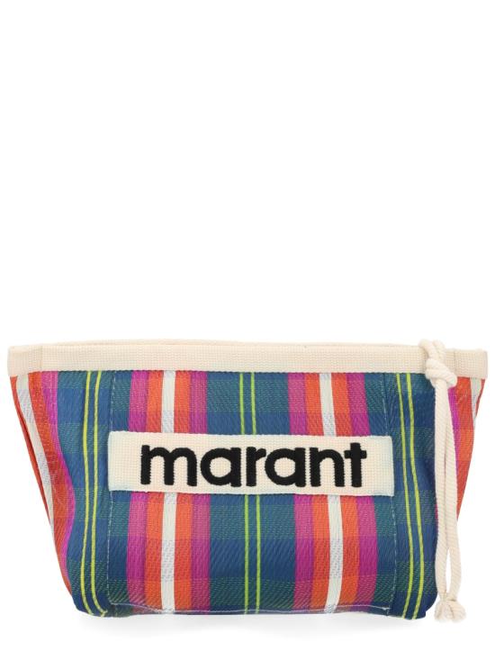 26SS 이자벨마랑 포든 스트라이프 파우치 백 PO0001FA A1X17MNYOE MULTICOLOUR