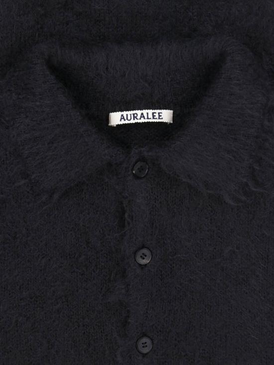 26SS 오라리 폴로 티셔츠 A25AP01KM INK BLACK Black - AURALEE