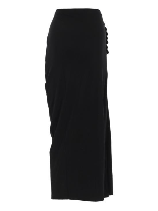 26SS 파코라반 롱 스커트 24AJJU515VI0386 P001 BLACK - PACO RABANNE