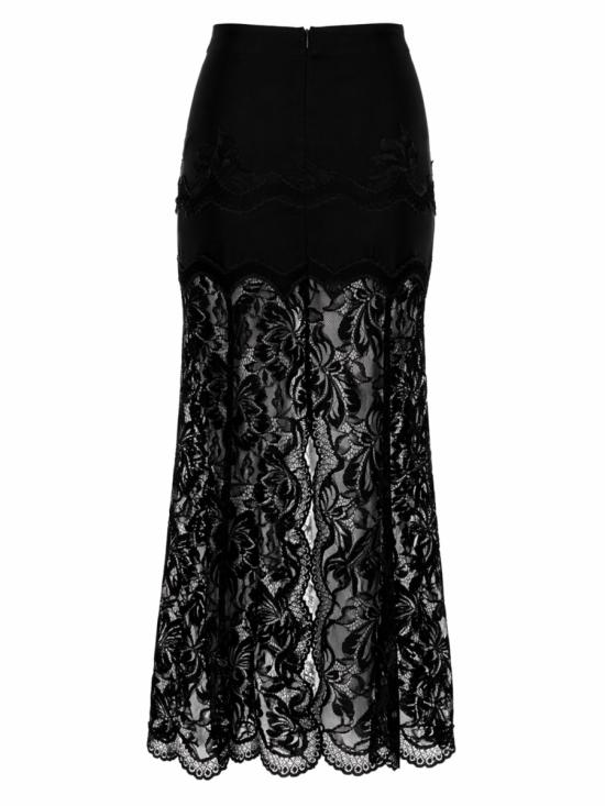 26SS 파코라반 롱 스커트 26PJJU021PA0170 P001 BLACK - PACO RABANNE