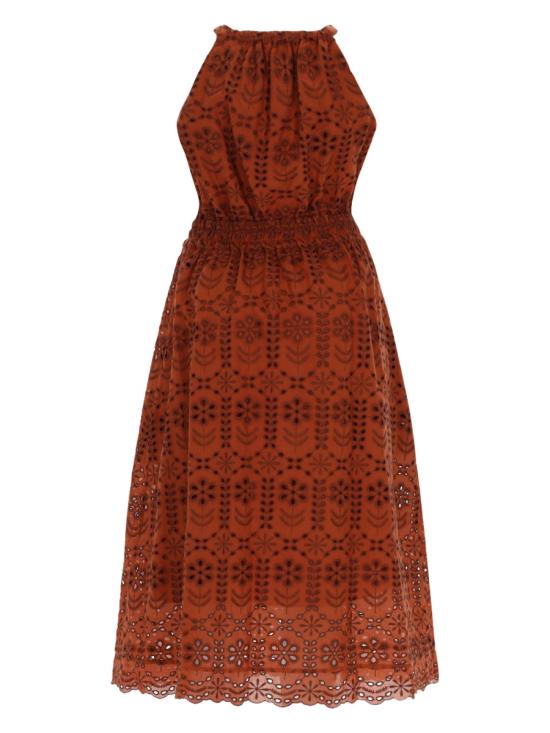 26SS PS 바이 폴스미스 미디 원피스 W2R 719D V31442 65 BROWN - PS BY PAUL SMITH