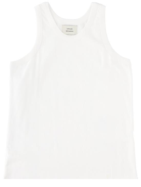 26SS 루루 드 세종 민소매 티셔츠 POSOLDS WHITE