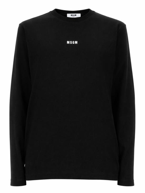 26SS 엠에스지엠 긴팔 티셔츠 2000MDM501 20000299 BLACK