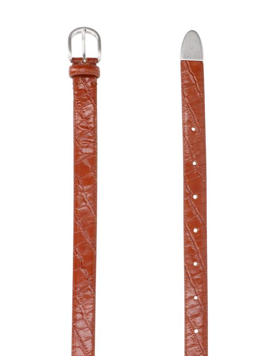 26SS 엠에프펜 가죽 벨트 A126 007 RUSSET CROC Brown - MFPEN
