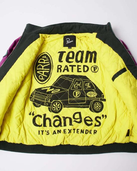  by PARRA 봄버 자켓 파라 아울 미츠 랫츠 레이싱 재킷 - OTHER BRANDS